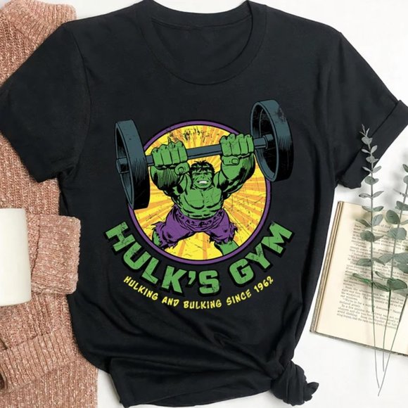 Gildan | Shirts | Marvel Incredible Hulk Hulks Gym Tshirt The Hulk 96s ...